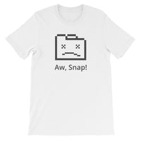 Aw Snap T-Shirt for Developers - Programming Tees From Made4Dev.com