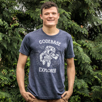 Codebase Explorer T-Shirt for Developers - Programming Tees From Made4Dev.com