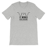 It Works On My Machine T-Shirt for Developers - Programmer Tees From Made4Dev.com
