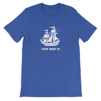 Just Ship It T-Shirt for Developers - Programmer Tees From Made4Dev.com