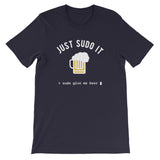 Sudo Give Me Beer T-Shirt for Developers - Programmer Tees From Made4Dev.com