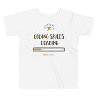 Coding Skills Loading Developer Kids Toddler Preschooler T-shirt (2-5Y)